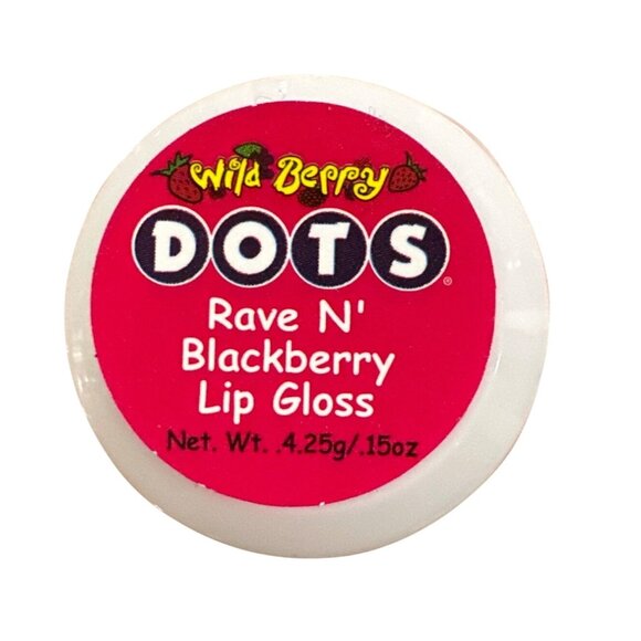 2003 Lotta Luv DOTS Rave N Blackberry & Striking Strawberry Lip Gloss Balm RARE! - Picture 3 of 4